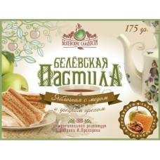 Белевская пастила с медом и грецким орехом